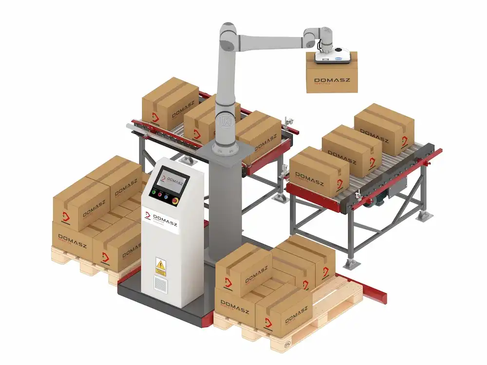 Cobot (robot współpracujący) w akcji.